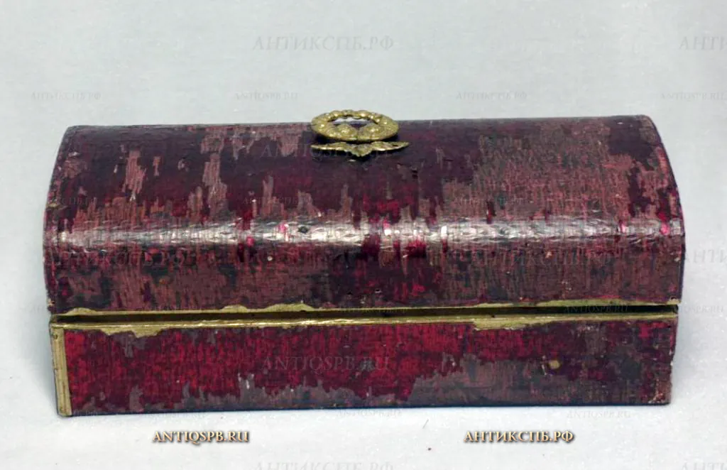 Шкатулка старинная "Сундук". Нач. ХХ века. Европа. №16918.1